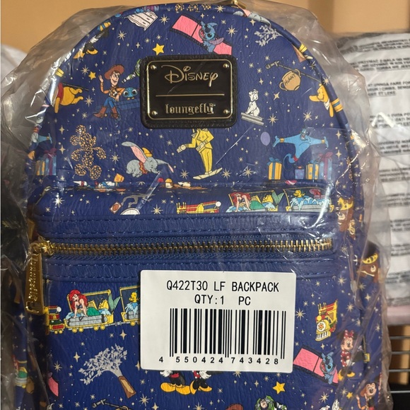 Disney Store Japan EXCLUSIVE Loungefly-BLUE - Picture 1 of 4